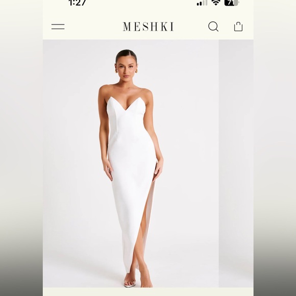 Meski Natasha White pointe corset dress - Picture 1 of 6